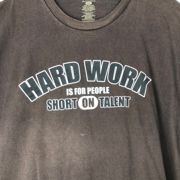 Comical Graphic Tee Unisex; Plus Size 2x T-Shirt Funny Tee - Picture 3 of 4